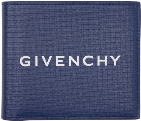 givenchy wallet blue|givenchy 4g wallet.